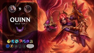 Quinn Top vs Malphite  EUW Master Patch 141 [upl. by Sherm152]