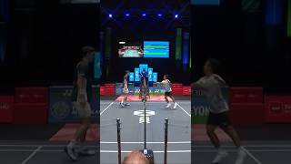 The Ultimate Shuttle Clash 🏸 badminton bwf badmintonhighlights [upl. by Syhr]