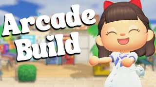 Arcade And Tiny Shop Build  British Coastal Summer Tropical Island  Animal Crossing New Horizons [upl. by Neltiac]