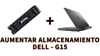 Laptop Dell G15 5530  Aumentar Almacenamiento [upl. by Violeta722]