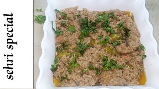 white keema recipe l sehri special keema recipe by Hanis kitchen [upl. by Kravits]