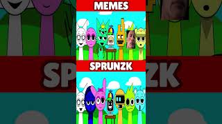 Incredibox Sprunki Memes VS Sprunzk MIX VERSION [upl. by Yenaj]