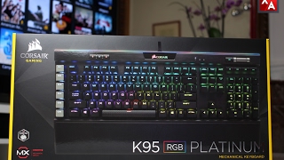 Corsair K95 RGB Platinum  Présentation  Avis [upl. by Asilegna]