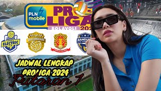 JADWAL LENGKAP PERTANDINGAN PROLIGA 2024 PUTARAN 1 [upl. by Gerald968]