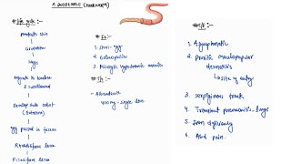 ANCYLOSTOMA DUODENALE NOTES  INFECTIOUS DISEASE  MEDICINE  ONE PAGE NOTES  4TH PROFF  MBBS [upl. by Nylesoy519]