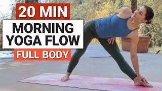 20 Min Morning Yoga Flow  Every Day Full Body Yoga For All Levels [upl. by Llewol]