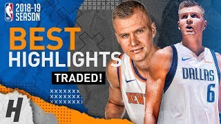 BREAKING NEWS Kristaps Porzingis Traded to the Mavericks BEST Highlights for the Knicks 201518 [upl. by Idaf]