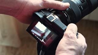 Автофокус Sigma 1835mm f18 Canon EFS на Sony NEX6 [upl. by Ahtenek]