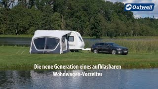 Outwell Aufblasbare Wohnwagen Vorzelte 2018  Innovative Family Camping [upl. by Crow]