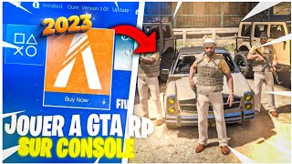 COMMENT JOUER À GTA5 RP PS4PS5 EN 2023 [upl. by Ahtamat]