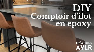 DIY  Comptoir dilot Epoxy [upl. by Patnode]