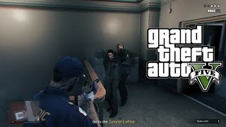 To The Coroners Office  GTA V Online  Doomsday Heist [upl. by Scrivings502]