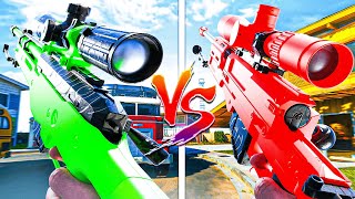 LW3A1 Frostline vs LR 762 Sniper which is better Black Ops 6 [upl. by Ezeerb127]