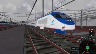 Roblox Amtrak HHP8 Acela Regional Bell And Horn [upl. by Taite]