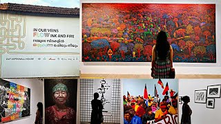 Kochi Muziris Biennale International art exhibition 202223Fort kochi Kerala Tourism India [upl. by Horlacher]