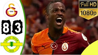 Galatasaray 83 Erokspor Maç Özeti galatasaray maçözeti istanbul florya [upl. by Ahsimat]