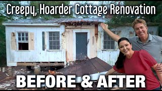 We bought and RENOVATED this Creepy Hoarder Cottage Renovation COMPLETE BEFORE amp AFTER [upl. by Ecyor]