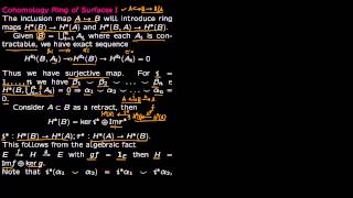 Cohomology Rings of Surfaces I [upl. by Remlap]