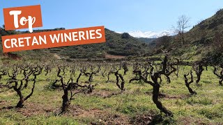 4 Best Cretan Wineries To Visit in Chania Crete in Greece [upl. by Steinman854]