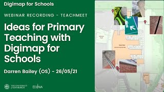 Webinar Ideas for Primary Teaching with Digimap for Schools [upl. by Buerger]