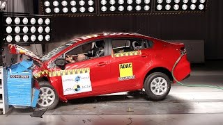 Kia Rio Sedan Crash test Latin NCAP  Rating ✩✩✩✩✩ 0 Stars [upl. by Semajwerdna119]