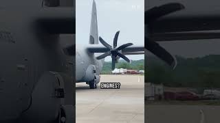 Why does the C130 Hercules use propellers over jet engines shorts [upl. by Gnilyarg393]