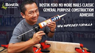 Product Review  Bostik No More Nails Classic N310 General Purpose Construction Adhesive [upl. by Novikoff]