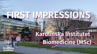 First impressions about Karolinska Institutet and Biomedicine MSc 👩🏻‍🔬💭 [upl. by Anivid]