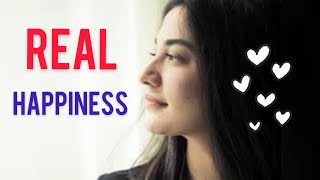 REAL HAPPINESS  Muniba Mazari  Best Powerful Motivational Whatsapp Status  Inspirational Speech [upl. by Dachia]