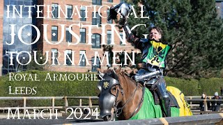 International Jousting Tournament at the Royal Armouries in Leeds [upl. by Demahom951]