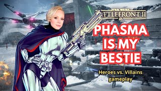 Phasma is my bestie  Star Wars Battlefront 2  HvV gameplay [upl. by Fanchette322]