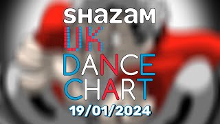 🇬🇧 SHAZAM UK DANCE CHART 19012024  TOP20 amp NEWENTRIES OVERVIEW [upl. by Oilasor863]