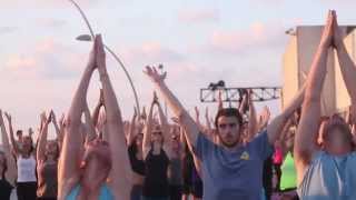 OpenAir Yoga in Tel Avivs Port [upl. by Turne547]