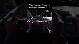 Marques Brownlee Going quotLudicrous Speedquot Marques Brownlee MarquesBrownlee speeding mkbhd clips [upl. by Anstice]