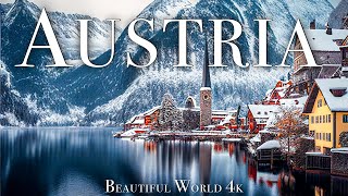 Austria 4K Amazing Winter Film  Meditation Relaxing Music  Beautiful Wonderland Winter [upl. by Landsman589]