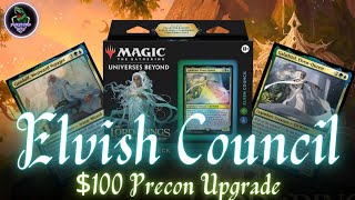 Elvish Council Precon Upgrade  LotR Tales of Middle Earth  Galadriel ElvenQueen EDH [upl. by Issy]