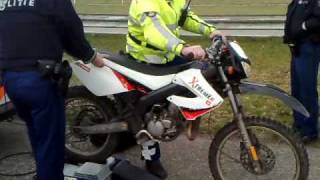 Derbi Senda Extreme R op de rollerbank in Doorwerth [upl. by Hindu575]