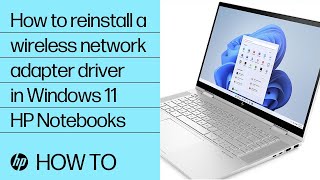 How to reinstall a wireless network adapter driver in Windows 11  HP computers  HP Support [upl. by Wolram]