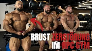 Brusttraining mit den DICKEN Jungs  Bodybuilding SCHWEDEN [upl. by Gnourt]