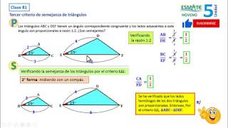 Tercer criterio de semejanza de triángulos [upl. by Nade]