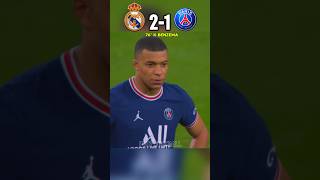 Real Madrid 🇪🇸 VS PSG 🇫🇷 UCL 2022 Mbappe Offside Benzema Aura [upl. by Demb]