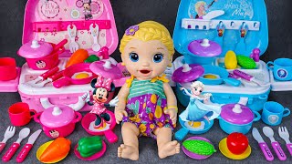 95 Minutes Kitchen Set Satisfying Unboxing Disney Minnie Mouse Cooking ASMR  Tina Unboxing Toys [upl. by Timon375]