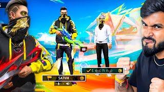 FINALLY TECHNO BHAI amp SATVIK PLAYS FREE FIRE [upl. by Aitrop37]