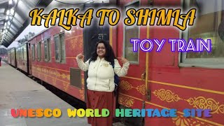 KALKA TO SHIMLA⭕TOY TRAIN⭕UNESCO WORLD HERITAGE SITE⭕ [upl. by Bordy51]