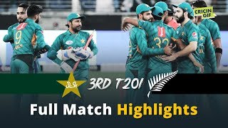 Pakistan vs New Zealand  3rd T20I Dubai  Full Match Highlights  Babar Azam  Hafeez  Shadab Khan [upl. by Nickolaus818]