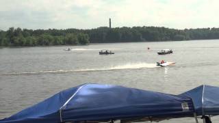 2011 APBA PRO Depue Nationals  C Service Runabout Heat 1 [upl. by Eidok]