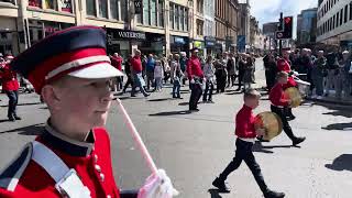 Camlachie Loyal Star flute band 2024 including extended footage of the Pride of Govan flute band [upl. by Nart965]