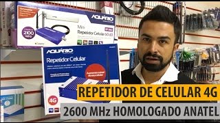 Repetidor De Celular Aquario 4G 2600 Mhz RP2670 Homologado ANATEL [upl. by Eissak]