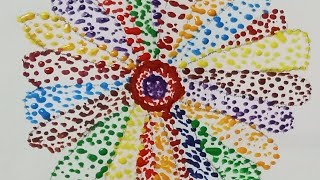 Pointillism  Flower [upl. by Hanahsuar]