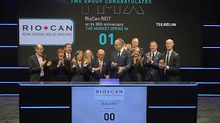 RioCan REIT Opens the Market Friday January 19 2024 [upl. by Clementina]